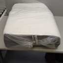 Cozymaker 10" Bed Wedge Pillow for Sleeping After Surgery, Back Support, Leg Elevation, Gerd Acid Reflux, Neck Pain, Snoring, Cooling Memory Foam Triangle Incline Wedge (White-grey)