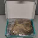 AISI QUEENS Long Blonde Wigs for Women Ombre Blonde Wavy Synthetic Curly Hair Wigs Natural Looking Middle Part Heat Resistant Fibre for Daily Party Use 24 Inch