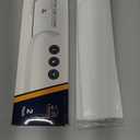 Lindas Essentials Silicone Stove Gap Covers (2 Pack), Heat Resistant Oven Gap Filler Seals Spaces Between Stovetop and Counter, Easy to Clean Stove Side Guard (25 Inches, White)