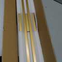 Modern LED Wall Sconce Gold Dimmable LED Vanity Lights Bathroom Lighting Fixtures Over Mirror Long Wall Light for Bathroom Dining Room, L24Inch 5CCT