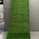 Ruisita Artificial Grass Table Runners 14 x 72 Inch Synthetic Grass Table Runners Grass Rug Table Decorations for Spring Summer, Wedding, Baby Shower, Party Decor