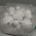 Prextex 36 Piece White Christmas Ornaments and Balls - White Ornament Set with 3 Sizes and 6 Styles - Shatterproof Christmas Ornaments for Tree, Wreath, and Holiday Decor for Indoor or Outdoor Display