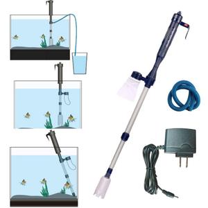 LONDAFISH Electric Fish Tank Vacuum Cleaner Syphon Operated Gravel Water Filter Cleaner Sand Washer