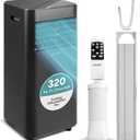 Efficient 10000 BTU Portable Air Conditioner - Compact White by SereneLife