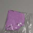 YMISAN Women's Bikini Swim Bottom Briefs Ribbed High Cut Mid Waist Cheeky Bathing Suit Bottom (Purple)