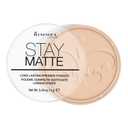 Rimmel London Stay Matte Pressed Powder, Peach Glow, 0.49 Ounce