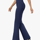 Womens Bootcut Dress Pants Business Casual Work Pants with Pockets High Waist Stretchy Trousers Pull On Office Slacks Size XL