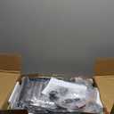 Furnulem Night Stand with Charging Station, USB Ports and Outlets, 28.3 Inch Tall Bedside Table with Wood Shelf, 3 Fabric Drawers Side Table for Bedroom, 3 Ways to Use, Rustic Brown