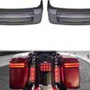 Motorcycle Saddlebag Tail Lights Run Brake LED Turn Signal Lamp Fit for Harley Touring Street Gilde Road Gilde Road King Electra Glide Ultra Limited 2014-2023 (Black Smoke)
