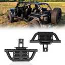 Trumgeta 2X EZ Side Steps Fit for 2007-2018 Jeep Wrangler JK 2/4 Doors Running Boards 350 LBS Load (NOT for Rock Rails)