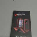 Compatible with Samsung Galaxy S25 Ultra Metal Case with Screen Protector Slide Camera Cover Kickstand Full-Body Rugged Durable Military Aluminium Heavy Duty Dustproof Drop Case for Man Red