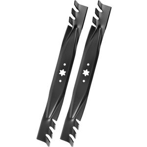 942-04308-X Mower Blades Fit for Cub Cad et Troy Bilt MTD Craftsman 42" Deck, 742-0616A Gator Mulching Blades Fit for 42" Riding Tractor Zero Turn Mower, 2 Pack