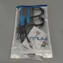 4 in 2 Retractable Charging Cable 4A,2Pack 4Ft Multi Chargers for All Devices,USBC Charging Cable with A/C to Type C/L/Micro USB Ports Universal Multiple USB Cable for iPhone Series/Samsung/Tablets/PS (Grey)