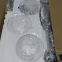 3 Lights Bathroom Vanity Light Fixtures Chrome, Bathroom Lights Over Mirror, Industrial and Farmhouse 3 Light Wall Sconce, Polished Chrome Globe Vanity Lighting Fixtures