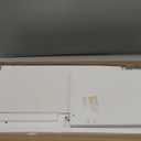 Home Office Computer Desk Corner Desk with 3 Drawers and 2 Shelves, 53-inch L-Shaped Study Desk with Storage, White