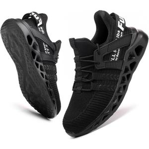 Furuian Steel Toe Sneakers for Men Women Lightweight Safety Shoes Comfortable Puncture Proof Slip On Indestructible Work Shoes (8.5 Women/7 Men)