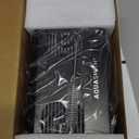 Aquarium Chiller Fan,Fish Tank Cooler with Temperature Control,Minimum Setting 59,Auto Start/Stop,Refrigeration Effect 3-7,3-Speed Modes,for Axolotl Seawater Freshwater Coral Grass Tank (Black)