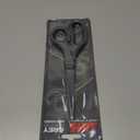 JAM PAPER Multi-Purpose Precision Scissors - 8 Inch - Grey - Ergonomic Handle & Stainless Steel Blades - Sold Individually