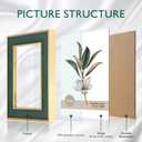 XUANLUO 4 Pack Picture Frames Farmhouse Rustic Picture Frame Sets with Distressed Wood Grain,Display Pictures Tabletop or Wall Decor (Mix Color, 4x6 (4pc))