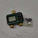 MOES 2 Outlet Sprinkler Timer, Brass Inlet & Outlet, Programmable Automatic Irrigation Controller, Rain Delay, Manual Watering, 2 Zone Water Hose Timer for Gardens, Lawns, and Hose Systems