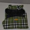 Kuoser Waterproof Dog Coat, Reversible Dog Jacket for Large Dogs, Adjustable Durable Doggie Winter Coat for Groowing Puppies Warm Puppy Cold Weather Apparel, Green L (Large (Pack of 1))