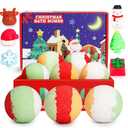 6pcs Christmas Bath Bombs Gift Set (Christmas)