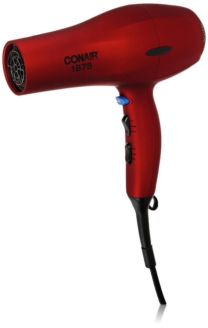 Conair 1875 Watt Velvet Touch Hair Dryer, Red Conair 1875 Watt Velvet Touch Hair Dryer, Red