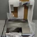 Maestri House Espresso Machine, 20 Bar ULKA Pump, Compact Espresso Maker Built-in Flow Meter Steam Milk Frother, Stainless Steel Coffee Machine for Cappuccino, Latte (Silver)