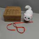 My Realistic Cat Toy - Interactive Robot Kitten with Meows, Walks & Tail Wagging - Premium Soft Plush Stuffed Animal for Cat Lovers - Bring Endless Joy and Warmth (White)