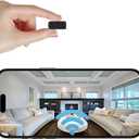 Mini Indoor WiFi Camera Home Security Room Body Cameras Nanny Cam Small Smart Home Outdoor Cams Pet Dog Baby Camera HD House Portable Camaras Motion Detection Night Vision Cam No Need WiFi Door Camara
