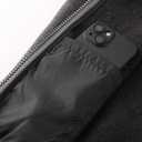 Men's Full Zip Fleece Hoodie Lightweight Athletic Performance Sweatshirt Jacket with Pocket (Black, XXL)