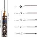 5 in 1 RC Hobby Repair Tools Kit Hex Driver Set Allen Wrench Drill Bits Hex Bit Set & Phillips Screwdriver Bit with Alloy Handle for RC Car Helicopter Drone Boat