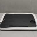 Laptop Bed Desk, Foldable Lap Desk, Portable Lap Table, Laptop Stand with Cup Holder & Tablet Slot & Lifting Handle for Working Writing Drawing & Eating - Black