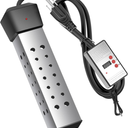 2000W Portable Immersion Water Heater with Build-in Thermostat & Delayed Start - Fast Heating for Buckets, Bathtubs, hot tub & Mini Pools hot tub - Stainless Steel Guard, Real-Time Temperature Display