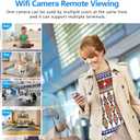 Small Wireless WiFi Bullet Camera,Mini Tiny Camera,HD1080P Video Recorder Live Feed,Tiny Portable Camera,Baby Monitor,Covert Nanny Cam with Auto Night Vision Detection,Cloud Storage,Loop Record APP