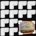 Frienda 12 Pcs Foam Corner Protectors for Moving Mirror TV Box Frame Edge Protection Corners for Pictures Photo Shipping Packaging Holiday Gift Wrapping