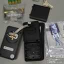 Smart Lock, 4-in-1 Keyless Entry Door Lock for Front Door, 6 Digital Code Door Lock with Keypad, Bluetooth Smart Deadbolt, App Control (Glossy Black)