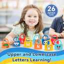 Alphabet Learning Toys, Lock and Key Toddler Toy for Ages 2-4, Preschool Learning Activities, Kindergarten Classroom Must Haves, ABC Montessori Toys for 3 Year Old