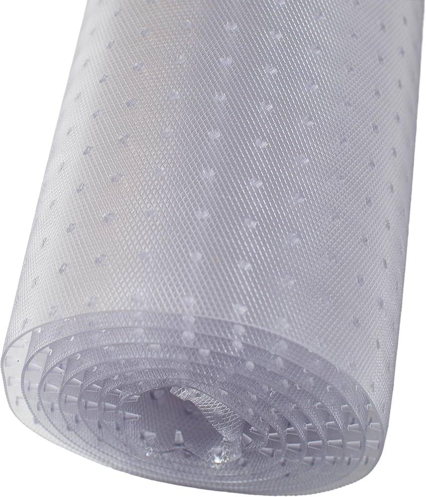 Floor Protector for Deep Pile Carpet, 27" x 31' Heavy-Duty Plastic Carpet Protector, Runner Guard Protector, No-Slip, Waterproof, Clear, for Home Office Hallway Runner