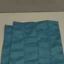 Woaboy Set of 2 Outdoor Waterproof Throw Pillow Covers Decorative Farmhouse Solid Cushion Cases for Patio Tent Balcony Couch Sofa Car Turquoise 16x16 inch