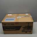 Economy Knee Scooter Steerable Knee Walker for Foot Injuries Compact Crutch Alternative with Dual Braking System (Black)