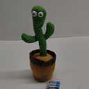 Pbooo Dancing Talking Cactus Mimicking Toy,Talking Repeat Singing Sunny Cactus Toy 120 Pcs Songs for Baby 15S Record Your Sound Sing+Dancing+Recording+LED