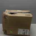 CiWiVOKi 6 Pack Clear Stackable Storage Bins with Bamboo Lids, Trash Bag Holder Dispenser Under Sink Organizer for 4-13 Gal Bags, Plastic Storage Containers for Pantry Bathroom Kitchen Organization