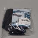 Turquoize 2 Pack Bar Stool Covers Round Stool Covers with Elastic Bands Bar Stool Seat Covers Slipcover Washable Stool Cushion Covers Feature Stretch Thick Bouncy Fabric, Dia 16"-18", X-Large, Black