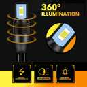 Zyvirexa 921 LED Reverse Light Bulbs Compatible For Nissan Altima 1998-2023, White Light, Plug and Play, Pack of 2