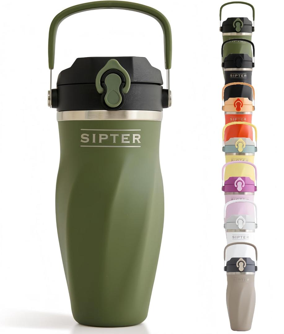 Best Shaker Bottle for Protein Mixes Double Wall Stainless Steel, For Shakes, Water, Smoothies, Cocktails Leak-Proof, 26oz, Copper-Insulated Blender Cup, BPA-Free No Mixing Tools 