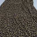 Lepunuo Womens Casual Waisted Flowy Maxi Skirts Trendy Floral Cute Long Skirts Size 2XL Leopard Print