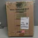 Storage Shelves - 4 Tier Shelf Organizer, Sturdy Metal Garage Shelving with Adjustable Leveling Feet, Space-Saving Shelves Organizer for Pantry, Laundry, Kitchen (18" x 12" x 44", Black)