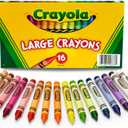 Crayola Large Crayons, Classic Colors, 16 Count