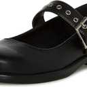 Steve Madden Girl's Bitsy Mary Jane Flat (2 Little Kid, Black)